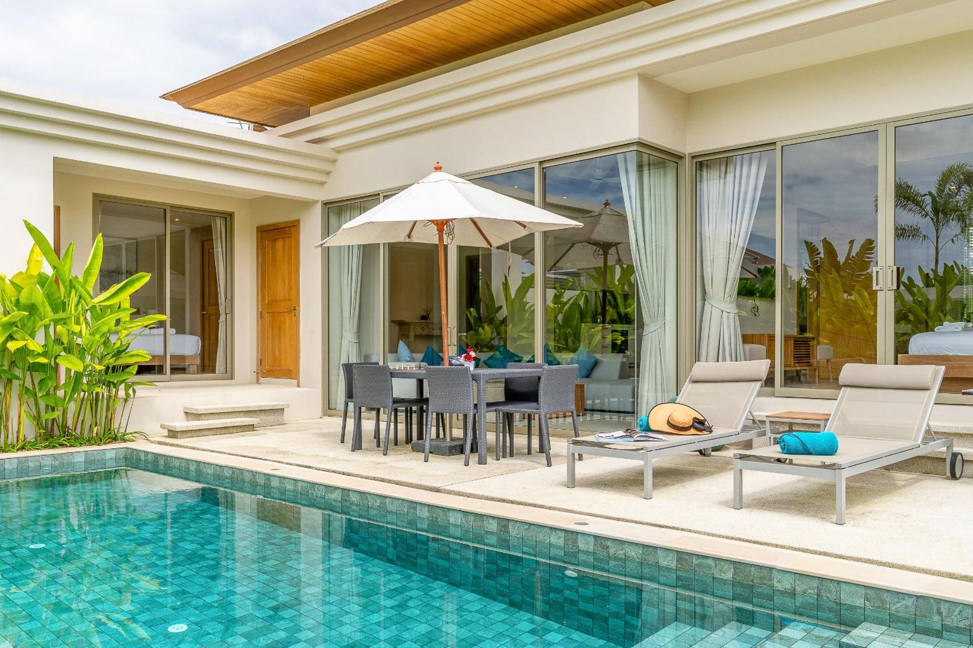 Casa Azure 19 - Brand New Villa With Private Pool And Gym With 24-7 Security - Just 15 Min To Bangtao Beach & Boat Avenue Phuket Buitenkant foto