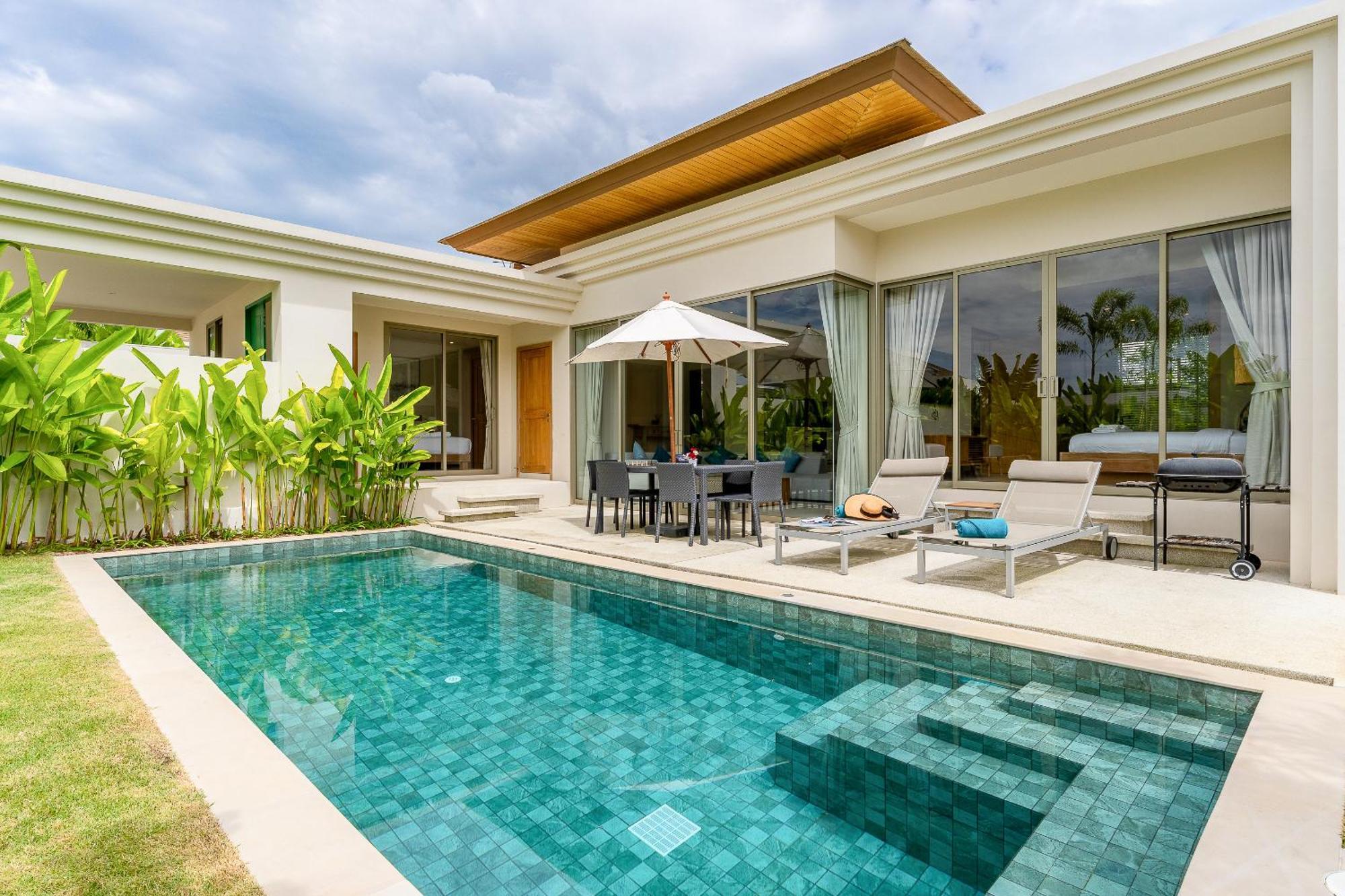 Casa Azure 19 - Brand New Villa With Private Pool And Gym With 24-7 Security - Just 15 Min To Bangtao Beach & Boat Avenue Phuket Buitenkant foto