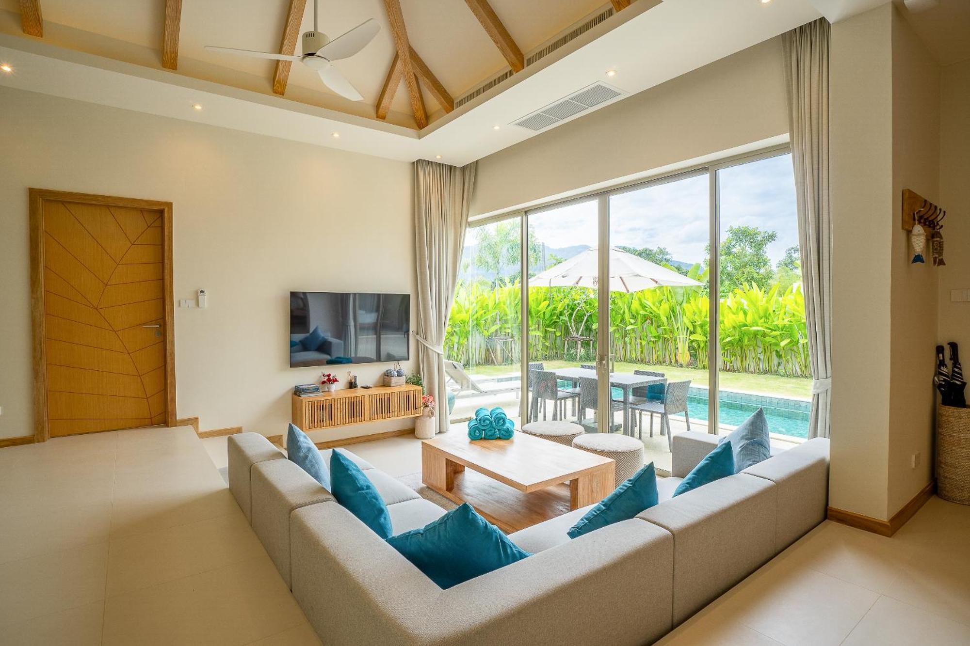 Casa Azure 19 - Brand New Villa With Private Pool And Gym With 24-7 Security - Just 15 Min To Bangtao Beach & Boat Avenue Phuket Buitenkant foto