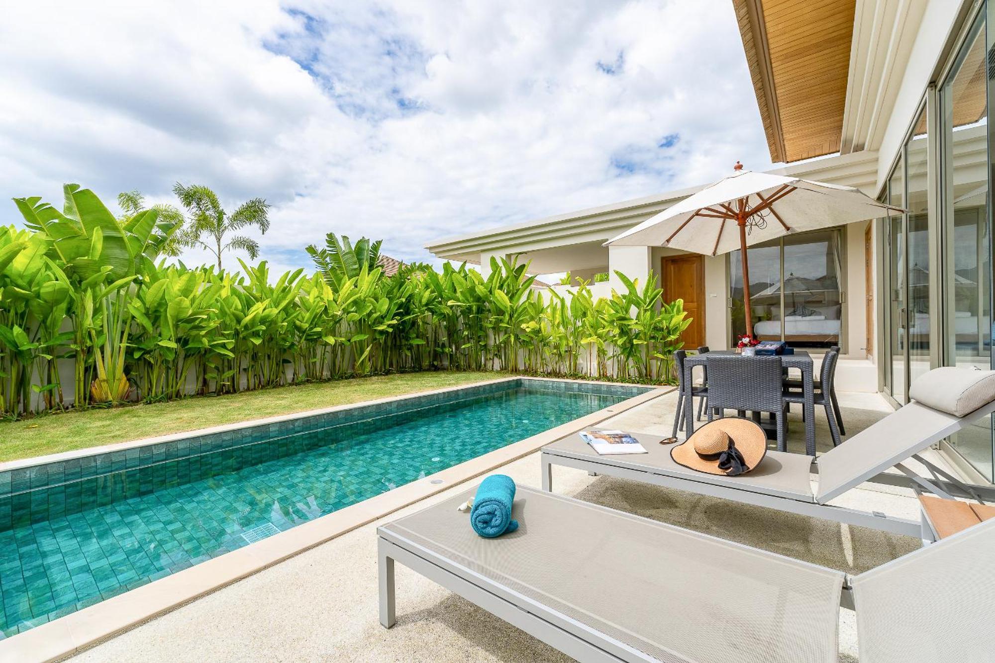 Casa Azure 19 - Brand New Villa With Private Pool And Gym With 24-7 Security - Just 15 Min To Bangtao Beach & Boat Avenue Phuket Buitenkant foto