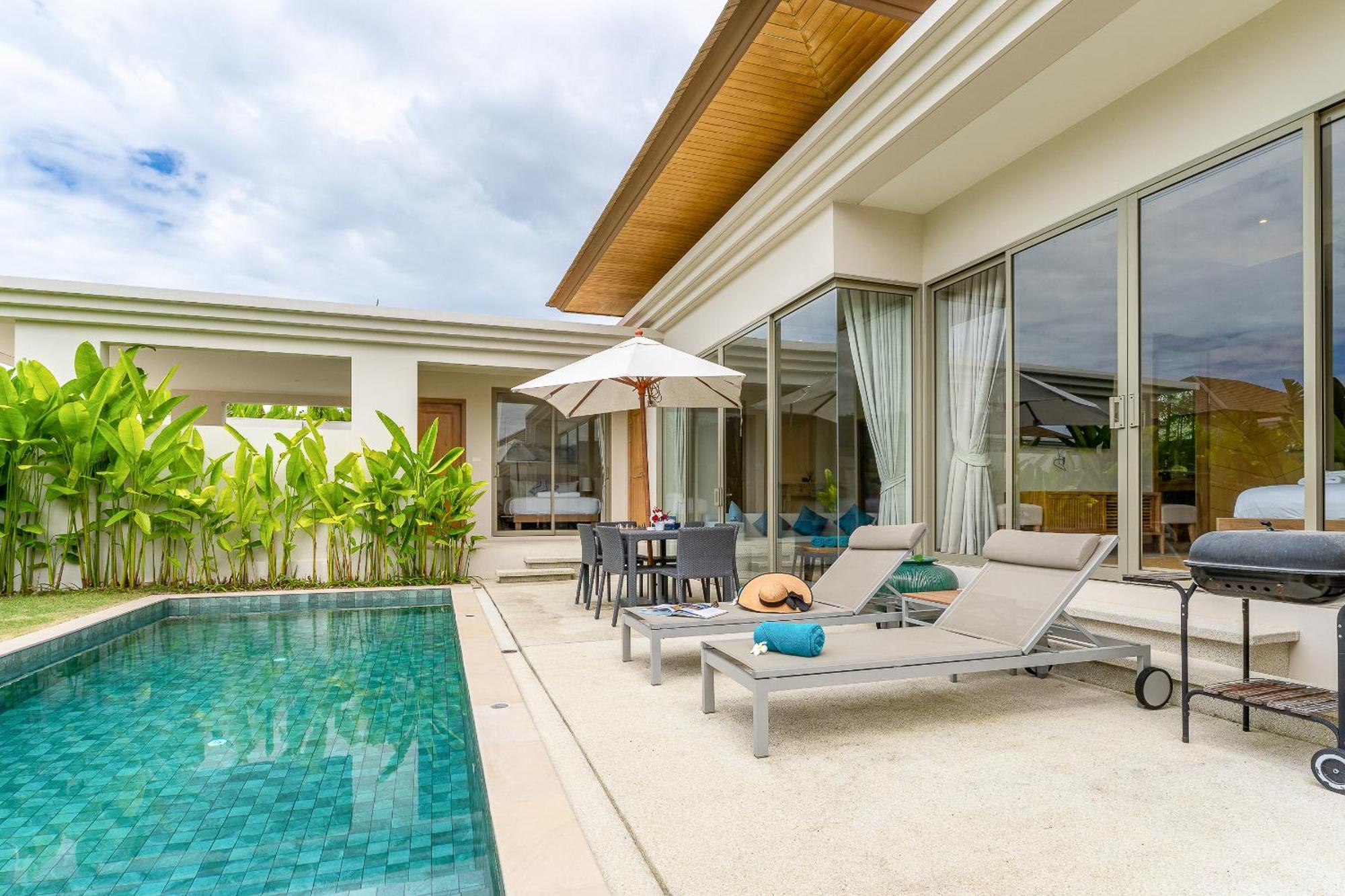 Casa Azure 19 - Brand New Villa With Private Pool And Gym With 24-7 Security - Just 15 Min To Bangtao Beach & Boat Avenue Phuket Buitenkant foto