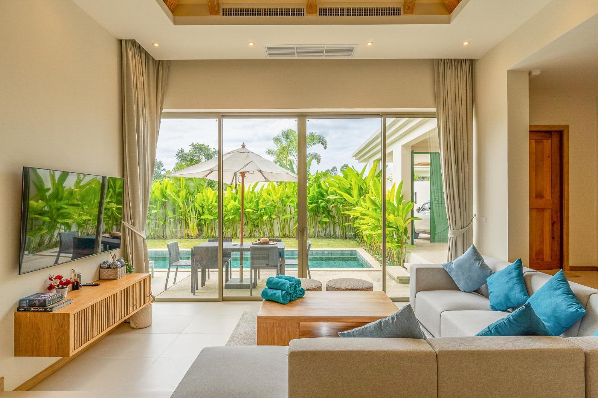 Casa Azure 19 - Brand New Villa With Private Pool And Gym With 24-7 Security - Just 15 Min To Bangtao Beach & Boat Avenue Phuket Buitenkant foto